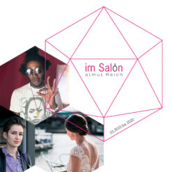 Flyer zum 10-jährigen Jubiläum von im Salon in Basel